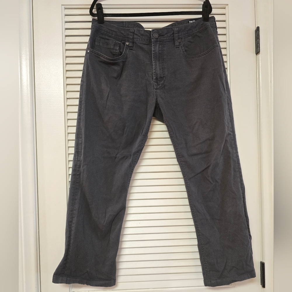Buffalo David Bitton 1973 - Men's Grey Slim Straight Stretch